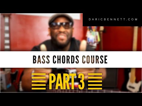 Basic Chord Voicings | Bass Chords Course pt3 ~ Daric Bennett's Bass Lessons