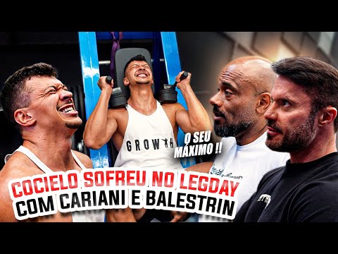 JULIO COCIELO FACED CARIANI AND BALESTRIN IN LEG TRAINING