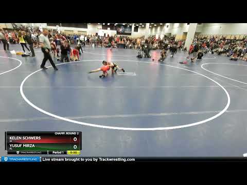 59 Lbs Champ. Round 2 - Kelen Schwers, IA Vs Yusuf Mirza, FL 21fd