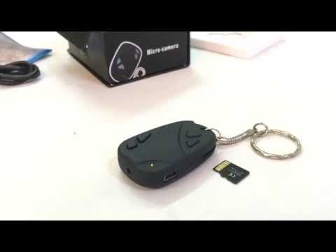 Spy camera keychain unboxing