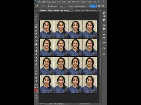 Passport Size Photo Editing in Photoshop in 30 Seconds! #shorts