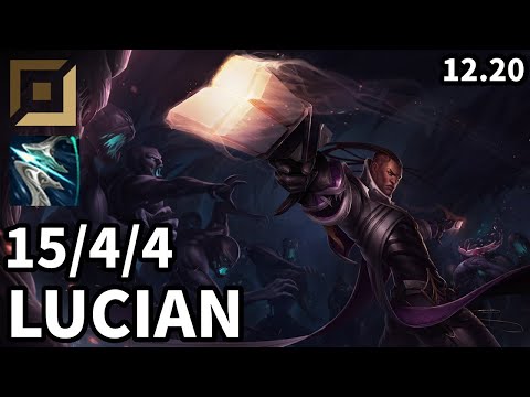 Lucian ADC vs Tristana - Ranked Grandmaster - Patch KR 12.20