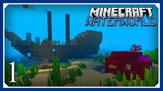 Minecraft Waterworld: 1.13 Waterworld Survival! | 1.13 Update Aquatic Vanilla Survival (SSP)