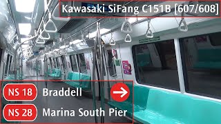 Download lagu SMRT C151B [607/608]: Braddell → Marina South Pier (Last Train to Marina South Pier) mp3
