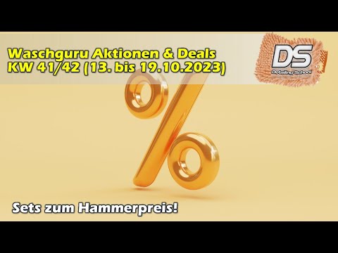 Sets zum HAMMERPREIS! Waschguru-Aktionen KW41/42 (13. bis 19.10.2023)