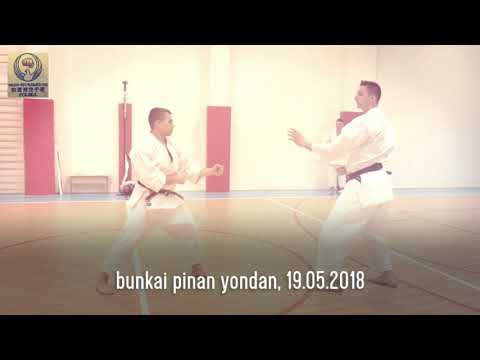 Pinan yondan, bunkai kata