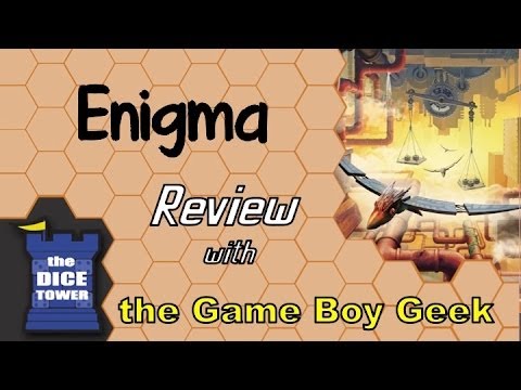 The Game Boy Geek (Dice Tower) reviews Enigma