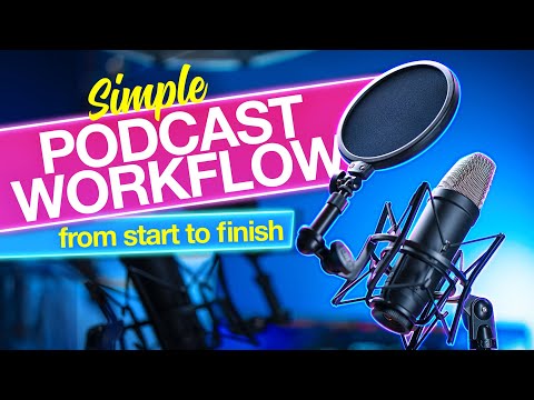My Simple Podcast Workflow from Start to Finish