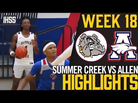 Summer Creek vs. Allen High Basketball Highlights | Intense Matchup Recap