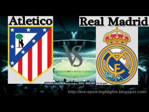 Ath madrid vs Real madrid 04/10/2015 all goals & highlights