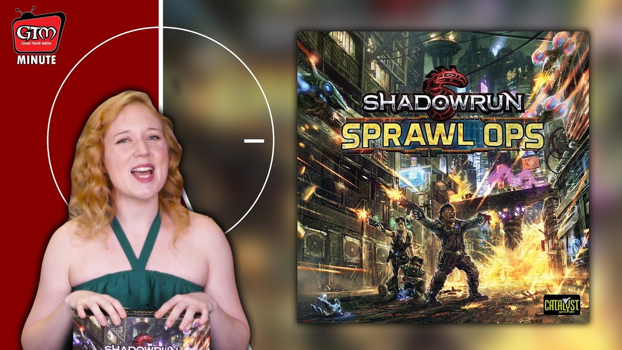 Unboxing ShadowRun: Sprawl Ops by Catalyst Game Labs