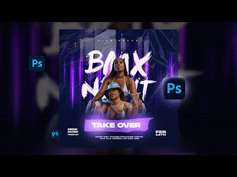 Master Club Flyer Design in Photoshop – Beginner to Pro!