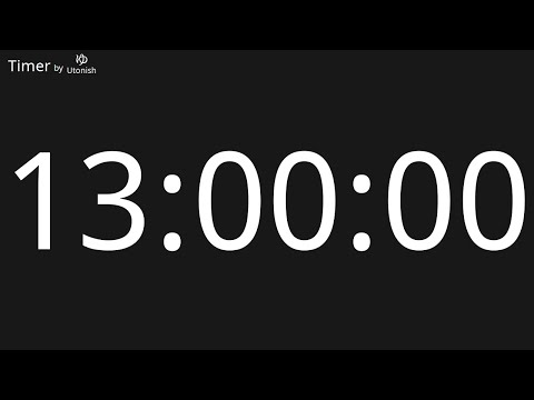 13 Hour Countup Timer