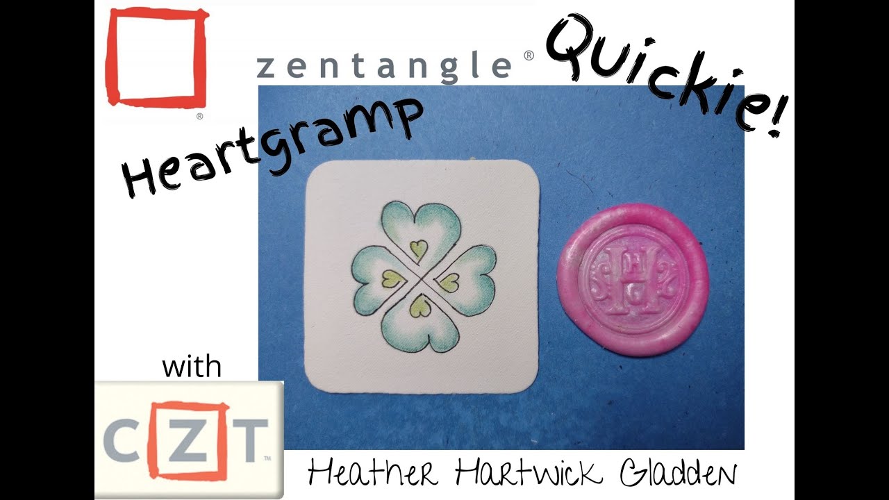 Zentangle® Quickie: Heartgramp