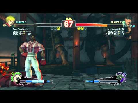 PowPowJunior (Ken) Vs unstoppable_Dj (Dudley) SSF4 AE Ranked Matches - PSN
