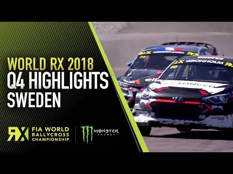 World RX Q4 Highlights | World Rallycross of Sweden 2018