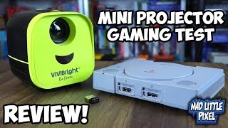 Cheap Mini Pico Gaming Projector Test - Vivibright L1! Worth It For Gaming?