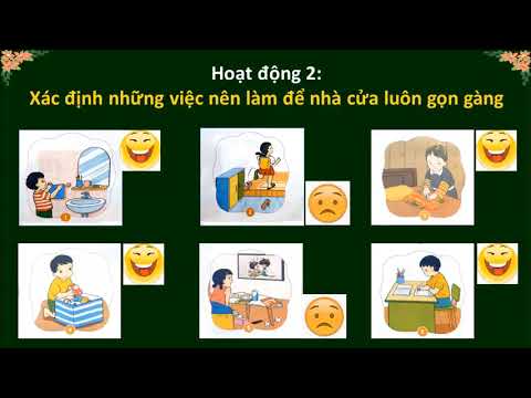 HĐTN Lớp 1 - Sắp xếp nhà cửa gọn gàng để đón Tết