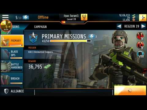 Kill Shot Bravo Region 19=46 Primary Mission Complete