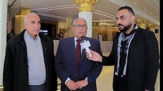 لقاء مع رئيس مجلس الادارة ونائب رئيس مجلس الادارة فى حفل توزيع كراتين مواد غذائية