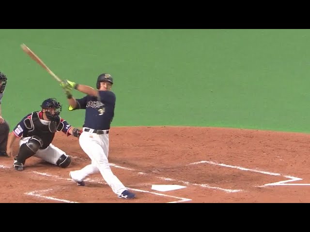 【3回表】新オーダーが的中!! バファローズ・吉田正 弾丸ライナーで突き刺さる5号ソロ!! 2017/8/5 F-Bs