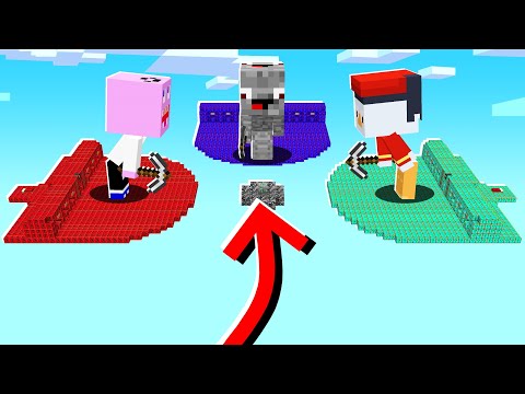1v1v1 Minecraft LUCKY BLOCK BEDWARS