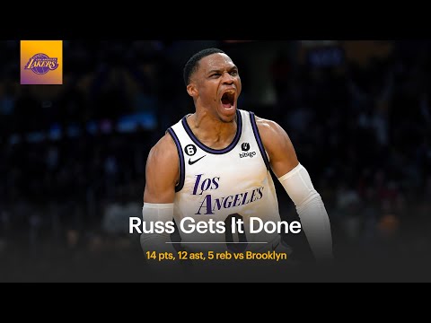 Russell Westbrook Highlights: Monster dunk, 12 assists and a swat on KD