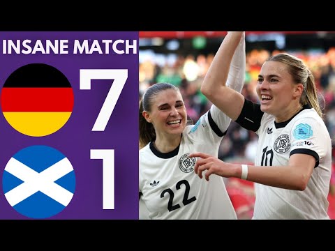 Der Tag, an dem Deutschlands Frauen Schottland vernichteten (Unglaublich) !