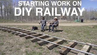 Homemade DIY Railway - Work Begins Update