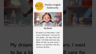 English Listening Practice – A Short My Dream | Short English Story with Subtitles