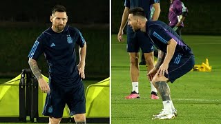 MESSI IS READY! 💪🏻 | Argentina final training session ahead of World Cup Final against France