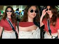 Keerthy Suresh Mesmerizing Looks At Mumbai Airport KeerthySuresh Latest Video Hot Navel