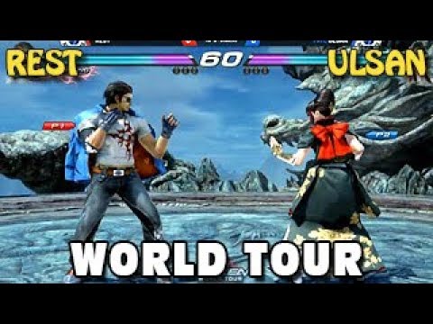 Rest (Hwoarang) Vs Ulsan (Kazumi) - Tekken 7 World Tour