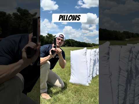 How Many Pillows Does it Take to Stop a Bullet?