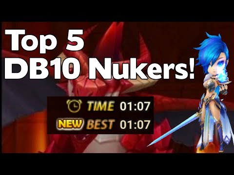 Top 5 Farmable Nukers in DB10 - Best Dragons B10 Damage Dealers - Summoners War