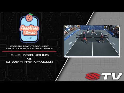 2022 PPA Peachtree Men's Doubles Gold Medal Match - B. Johns/C. Johns vs. M. Wright/R. Newman