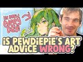 The PROBLEMS with Pewdiepie's Art Advice (DRAW EVERY DAY!) || SPEEDPAINT + COMMENTARY