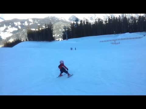Sofia la 4 ani - Ski Austria ianuarie 2012