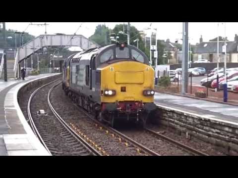 37259 & 37069 DRS Pass Kilwinning 12/08/16