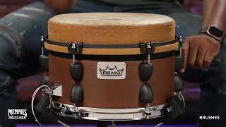Video thumbnail for Remo 12x9 Mondo Snare Drum - Brown Earth (MD-3092-05) by Memphis Drum Shop