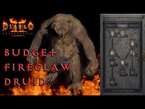 Mid Tier Fireclaw Tank Druid - Diablo 2 Resurrected