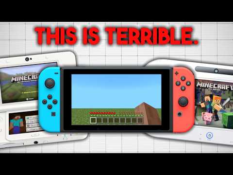 Why Mojang never got Minecraft right on Nintendo Consoles…