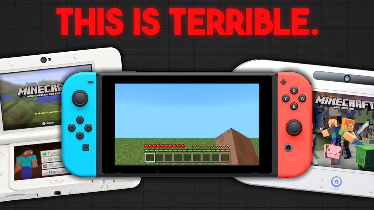 Why Mojang never got Minecraft right on Nintendo Consoles…