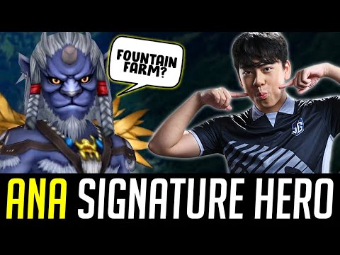 ANA signature - Favorite Hero for Fountain Farming DOTA 2