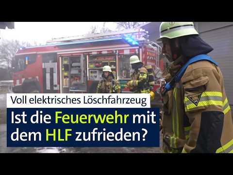 Elektrisches Löschfahrzeug: Werksfeuerwehr der TU München hat ein Jahr Erfahrung | Abendschau | BR24