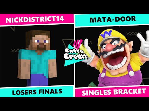 Extra Credit #28: Losers Finals - NickDistrict14 (Steve) Vs Mata-Door (Wario) SSBU Singles