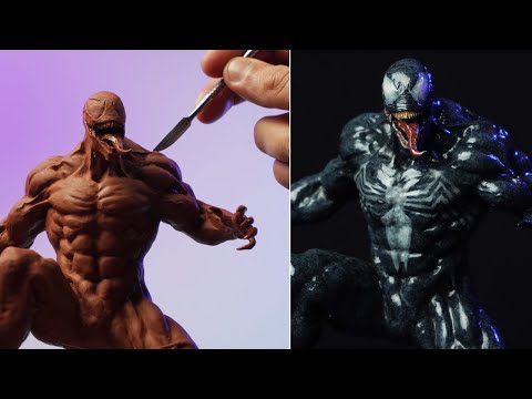 Sculpting VENOM | Comics Version (Timelapse)