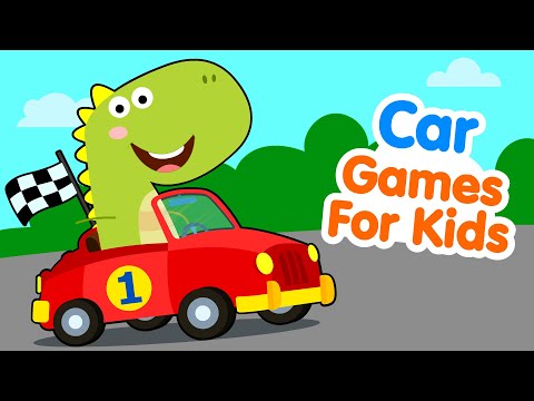 Car Games for Kids & Toddler | Preschool Kids Learning Games | Race Your Car | Wash & Design Own Car - YouTube