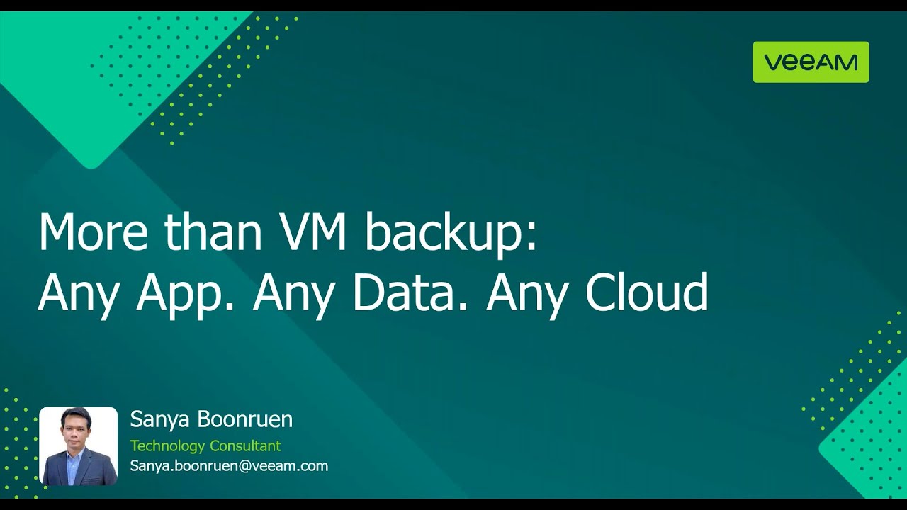 More than VM Backup: Manage, Migrate and Monitor your Data video