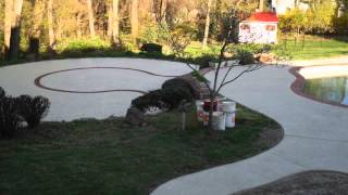 preview picture of video 'Pottstown, PA Sundek Pool Deck Refinishing'